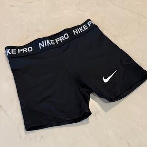 Nike Pro girls Black Shorts